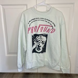 Profound Graphic Sweatshirt size M